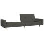 2-Sitzer-Schlafsofa mit zwei dunkelgrauen Samtkissen von vidaXL, Sofas - Ref: Foro24-337334, Preis: 215,85 €, Rabatt: %