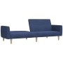 2 seater sofa bed blue fabric by vidaXL, Sofas - Ref: Foro24-337409, Price: 208,64 €, Discount: %