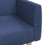 2 seater sofa bed blue fabric by vidaXL, Sofas - Ref: Foro24-337409, Price: 208,64 €, Discount: %