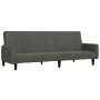 Dunkelgraues 2-Sitzer-Schlafsofa aus Samt von vidaXL, Sofas - Ref: Foro24-337380, Preis: 202,99 €, Rabatt: %