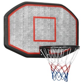 Black polyethylene basketball backboard 109x71x3 cm by vidaXL, basketball backboards - Ref: Foro24-93665, Price: 99,99 €, Dis...