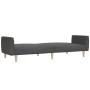 2-Sitzer-Schlafsofa aus dunkelgrauem Stoff von vidaXL, Sofas - Ref: Foro24-337404, Preis: 219,99 €, Rabatt: %