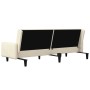 Cream velvet 2-seater sofa bed by vidaXL, Sofas - Ref: Foro24-337388, Price: 215,34 €, Discount: %