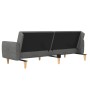 2-Sitzer-Schlafsofa mit Fußstütze aus hellgrauem Stoff von vidaXL, Sofas - Ref: Foro24-3080587, Preis: 283,79 €, Rabatt: %