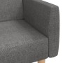 2-Sitzer-Schlafsofa mit Fußstütze aus hellgrauem Stoff von vidaXL, Sofas - Ref: Foro24-3080587, Preis: 283,79 €, Rabatt: %