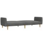 2-Sitzer-Schlafsofa mit Fußstütze aus hellgrauem Stoff von vidaXL, Sofas - Ref: Foro24-3080587, Preis: 283,79 €, Rabatt: %