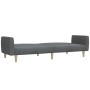 2-Sitzer-Schlafsofa aus hellgrauem Stoff von vidaXL, Sofas - Ref: Foro24-337403, Preis: 217,01 €, Rabatt: %