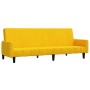 2-seater sofa bed with yellow velvet footrest by vidaXL, Sofas - Ref: Foro24-3080577, Price: 282,34 €, Discount: %