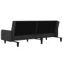 2-Sitzer-Schlafsofa aus schwarzem Samt von vidaXL, Sofas - Ref: Foro24-337385, Preis: 219,11 €, Rabatt: %