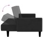 2 seater black velvet sofa bed by vidaXL, Sofas - Ref: Foro24-337385, Price: 219,11 €, Discount: %