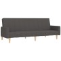 2-Sitzer-Schlafsofa mit Fußstütze aus dunkelgrauem Stoff von vidaXL, Sofas - Ref: Foro24-3080547, Preis: 288,62 €, Rabatt: %