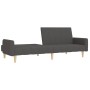 2-Sitzer-Schlafsofa mit Fußstütze aus dunkelgrauem Stoff von vidaXL, Sofas - Ref: Foro24-3080547, Preis: 288,62 €, Rabatt: %