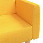 2-Sitzer-Schlafsofa mit Fußstütze aus gelbem Stoff von vidaXL, Sofas - Ref: Foro24-3080595, Preis: 259,52 €, Rabatt: %