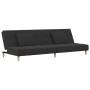 Sofá cama de 2 plazas con dos almohadas tela gris oscuro de vidaXL, Sofás - Ref: Foro24-337416, Precio: 200,99 €, Descuento: %