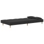 Sofá cama de 2 plazas con dos almohadas tela gris oscuro de vidaXL, Sofás - Ref: Foro24-337416, Precio: 200,99 €, Descuento: %