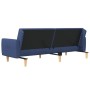 2-Sitzer-Schlafsofa mit Fußstütze aus blauem Stoff von vidaXL, Sofas - Ref: Foro24-3080593, Preis: 297,06 €, Rabatt: %