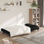 Sofá cama de 2 plazas con dos almohadas terciopelo negro de vidaXL, Sofás - Ref: Foro24-337446, Precio: 221,61 €, Descuento: %