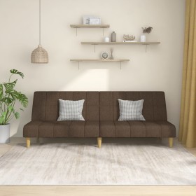 2-seater sofa bed in brown fabric by vidaXL, Sofas - Ref: Foro24-337481, Price: 158,99 €, Discount: %