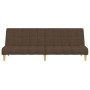 2-seater sofa bed in brown fabric by vidaXL, Sofas - Ref: Foro24-337481, Price: 158,21 €, Discount: %