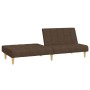 2-seater sofa bed in brown fabric by vidaXL, Sofas - Ref: Foro24-337481, Price: 158,21 €, Discount: %