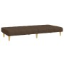 2-seater sofa bed in brown fabric by vidaXL, Sofas - Ref: Foro24-337481, Price: 158,21 €, Discount: %