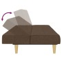 2-seater sofa bed in brown fabric by vidaXL, Sofas - Ref: Foro24-337481, Price: 158,21 €, Discount: %