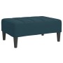 2-Sitzer-Schlafsofa mit Fußstütze aus blauem Samt von vidaXL, Sofas - Ref: Foro24-3080685, Preis: 266,02 €, Rabatt: %