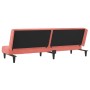 Pink velvet 2-seater sofa bed by vidaXL, Sofas - Ref: Foro24-337506, Price: 167,89 €, Discount: %