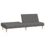 2 seater sofa bed light gray fabric by vidaXL, Sofas - Ref: Foro24-337477, Price: 221,99 €, Discount: %