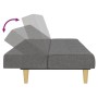 2 seater sofa bed light gray fabric by vidaXL, Sofas - Ref: Foro24-337477, Price: 221,99 €, Discount: %