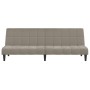 2-seater sofa bed with footrest in light gray velvet by vidaXL, Sofas - Ref: Foro24-3080686, Price: 270,88 €, Discount: %