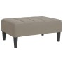 Sofá cama de 2 plazas con reposapiés terciopelo gris claro de vidaXL, Sofás - Ref: Foro24-3080686, Precio: 270,99 €, Descuent...