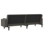 Sofá cama de 2 plazas con dos almohadas terciopelo gris oscuro de vidaXL, Sofás - Ref: Foro24-337514, Precio: 206,24 €, Descu...