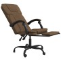 Brown Fabric Reclining Office Chair by vidaXL, Office chairs - Ref: Foro24-349616, Price: 93,99 €, Discount: %