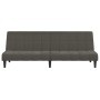 Sofá cama de 2 plazas terciopelo gris oscuro de vidaXL, Sofás - Ref: Foro24-337503, Precio: 234,99 €, Descuento: %