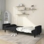 2-seater sofa bed with two black velvet pillows by vidaXL, Sofas - Ref: Foro24-337519, Price: 263,43 €, Discount: %