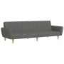 2-Sitzer-Schlafsofa mit Fußstütze aus hellgrauem Stoff von vidaXL, Sofas - Ref: Foro24-3080707, Preis: 298,71 €, Rabatt: %