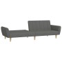 2-Sitzer-Schlafsofa mit Fußstütze aus hellgrauem Stoff von vidaXL, Sofas - Ref: Foro24-3080707, Preis: 298,71 €, Rabatt: %