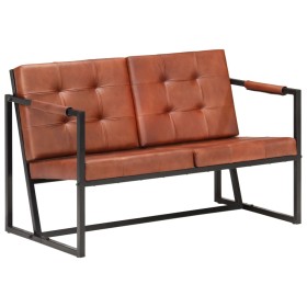 2 seater sofa genuine brown goat leather by vidaXL, Sofas - Ref: Foro24-288283, Price: 386,03 €, Discount: %