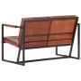 2 seater sofa genuine brown goat leather by vidaXL, Sofas - Ref: Foro24-288283, Price: 389,46 €, Discount: %