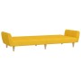 2-seater sofa bed with yellow fabric footrest by vidaXL, Sofas - Ref: Foro24-3080715, Price: 247,93 €, Discount: %