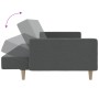 2-seater sofa bed with footrest in light gray fabric by vidaXL, Sofas - Ref: Foro24-3080477, Price: 258,95 €, Discount: %