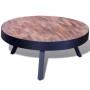 Mesa de centro redonda madera de teca reciclada de vidaXL, Mesas de centro - Ref: Foro24-241714, Precio: 136,99 €, Descuento: %