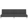 Dark gray velvet 2-seater sofa bed by vidaXL, Sofas - Ref: Foro24-337572, Price: 203,99 €, Discount: %