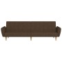 2-seater sofa bed in brown fabric by vidaXL, Sofas - Ref: Foro24-337527, Price: 199,00 €, Discount: %