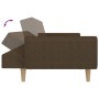 2-seater sofa bed in brown fabric by vidaXL, Sofas - Ref: Foro24-337527, Price: 199,00 €, Discount: %