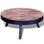 Mesa de centro redonda madera de teca reciclada de vidaXL, Mesas de centro - Ref: Foro24-241714, Precio: 136,99 €, Descuento: %