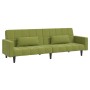 2-Sitzer-Schlafsofa mit zwei hellgrünen Samtkissen von vidaXL, Sofas - Ref: Foro24-337516, Preis: 236,99 €, Rabatt: %