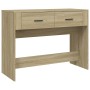 Oak Sonoma plywood console table 100x39x75 cm by vidaXL, Tables - Ref: Foro24-816779, Price: 73,99 €, Discount: %