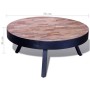 Mesa de centro redonda madera de teca reciclada de vidaXL, Mesas de centro - Ref: Foro24-241714, Precio: 136,99 €, Descuento: %